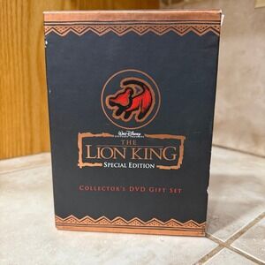 Disney The Lion King Special Edition Collector's Lithographs Book DVD Gift‎ Set